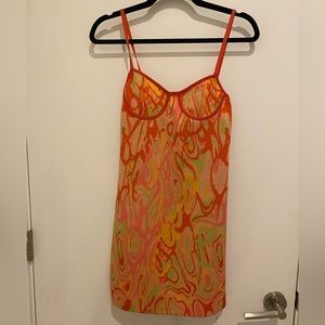 ZARA Colorful Mini Dress Size MED